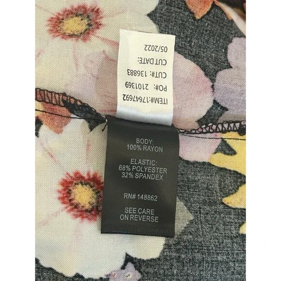 Torrid Maxi Challis Off-Shoulder Tulip Hem Floral Maxi  Dress Plus Size 5X (28) - Picture 15 of 15